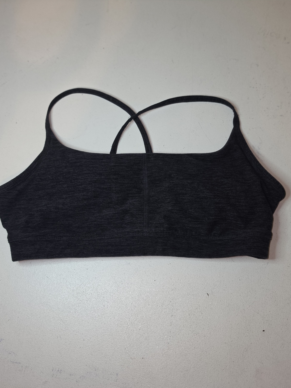 Fabletics Black Cross-Back Sports Bra
